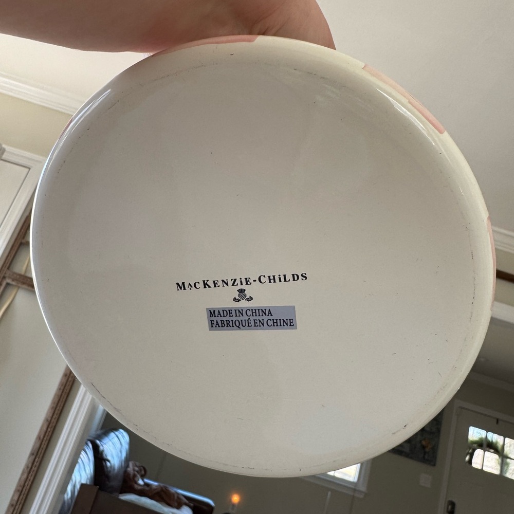 MacKenzie-Childs Rosy Check Tea Kettle 2Qt - Picture 4 of 5